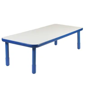 #46021 BaseLine 72" x 30" Rectangular Table - 
Royal Blue with 20" Legs