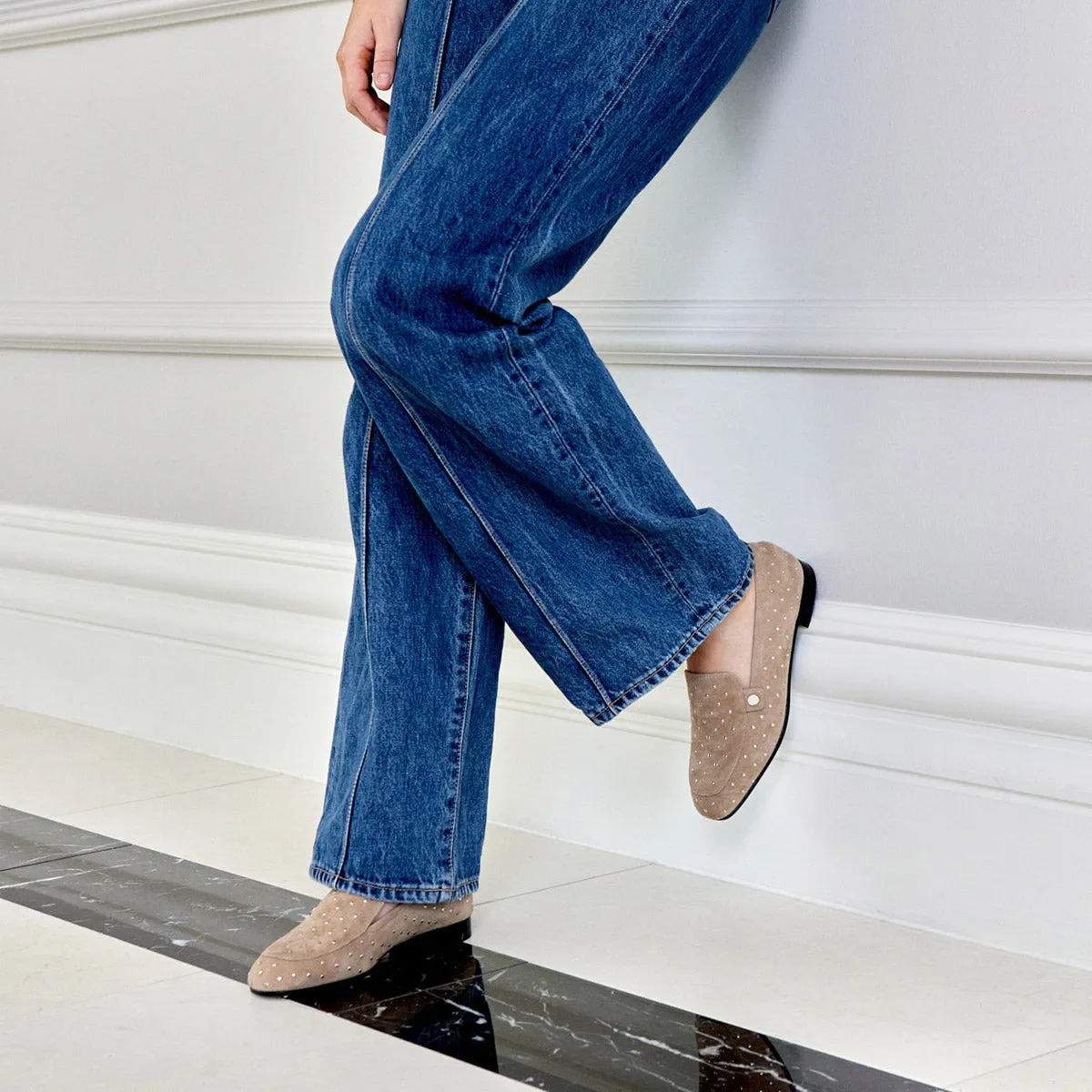 Angela Studded Loafers