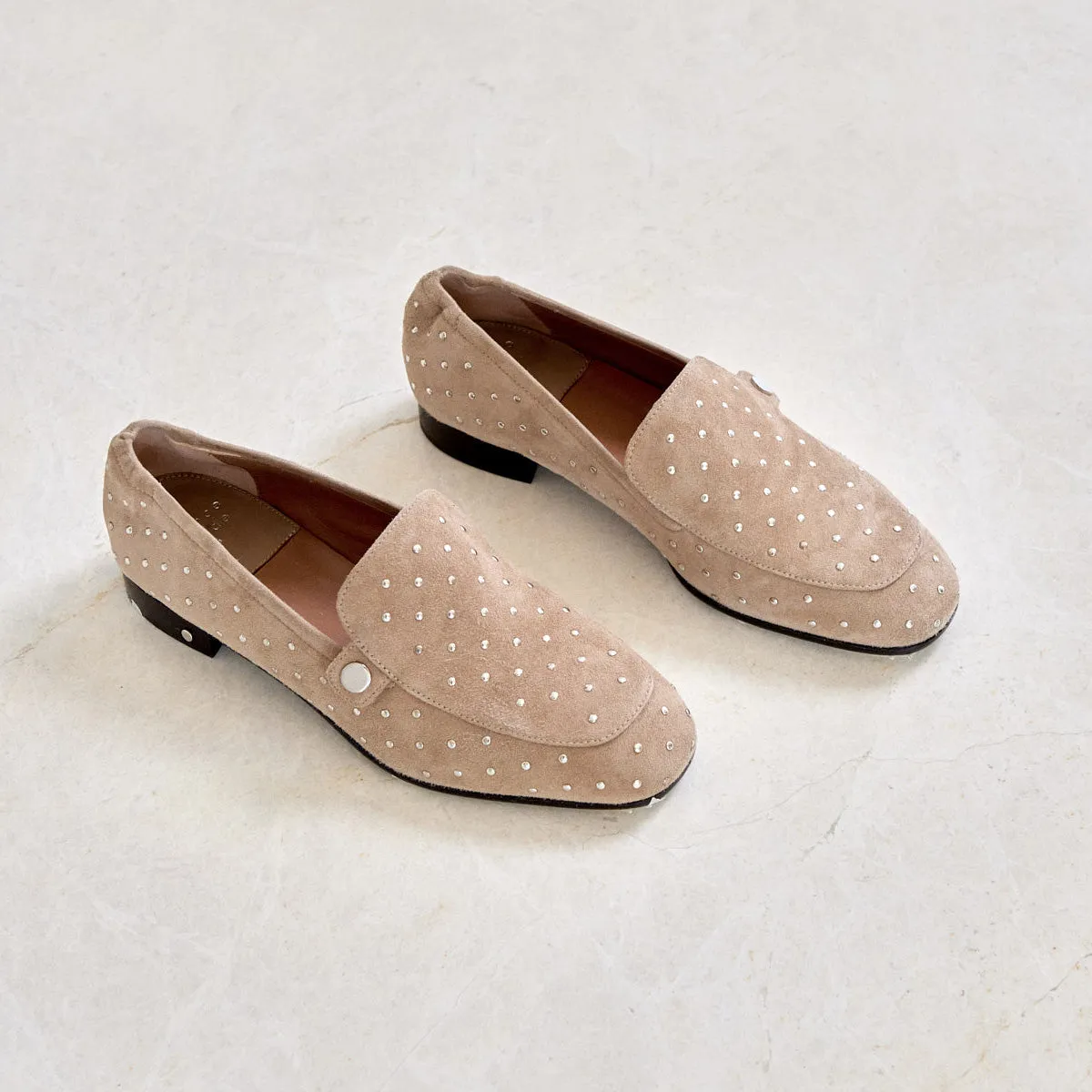 Angela Studded Loafers