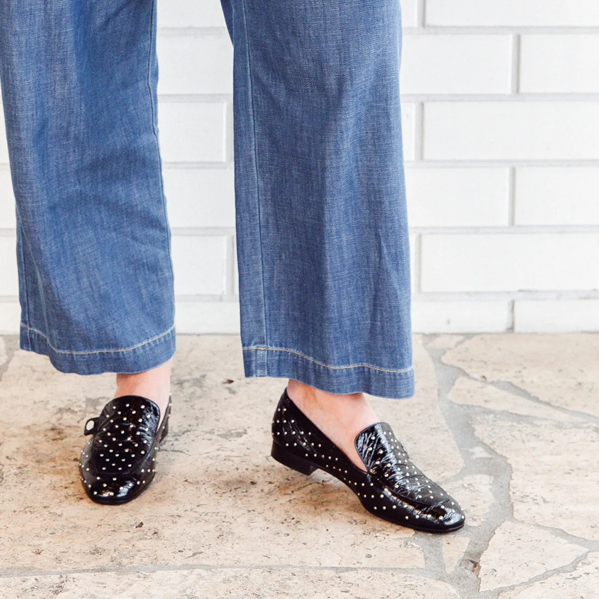 Angela Studded Loafers
