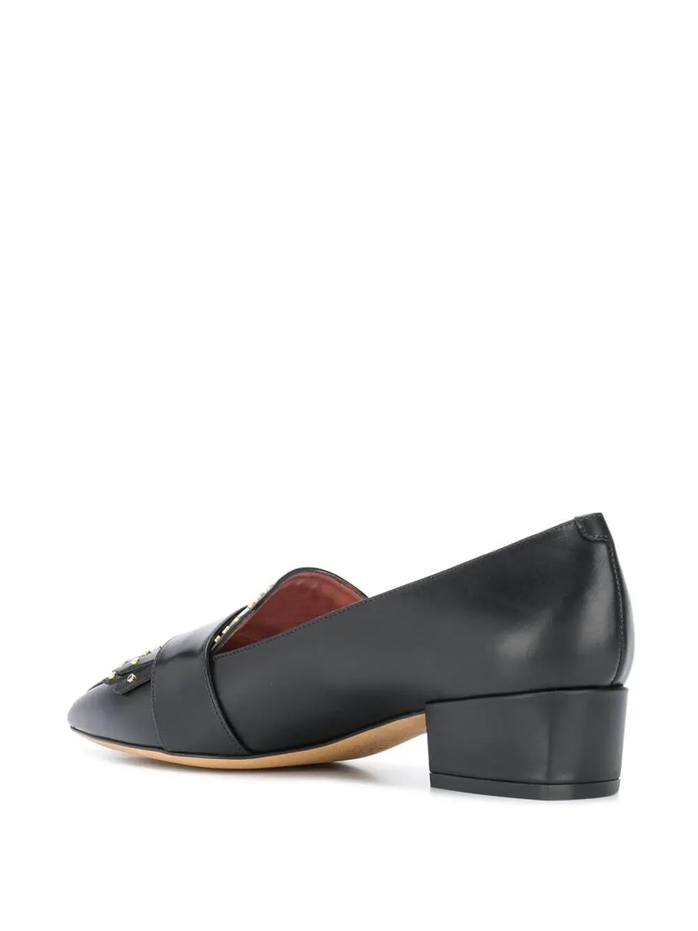 Bally Harumi Women's 6223346 Black Calf Leather Stud Mules US 7 MSRP $730