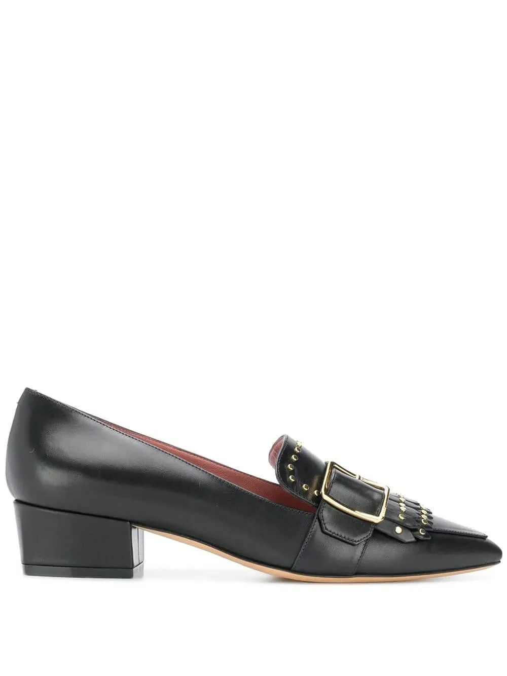 Bally Harumi Women's 6223346 Black Calf Leather Stud Mules US 7 MSRP $730