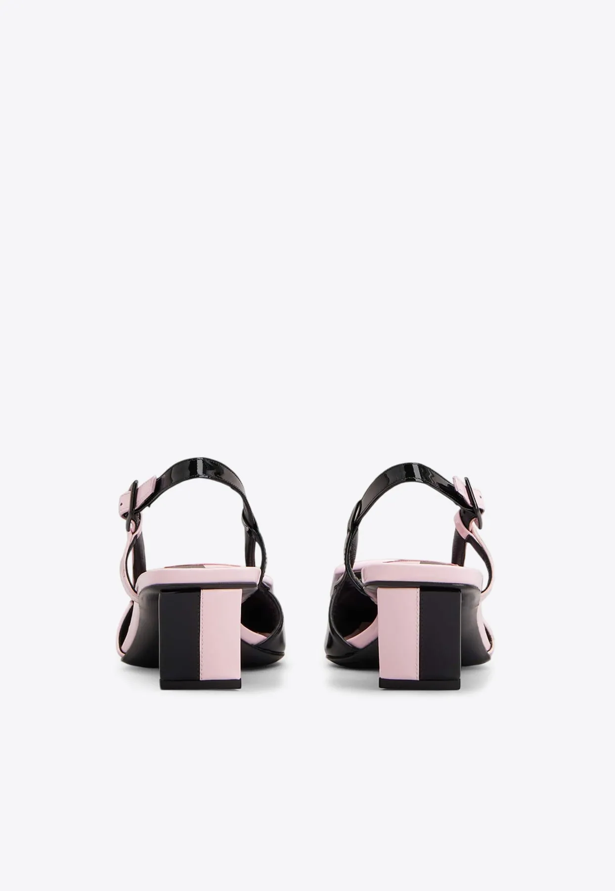 Belle Vivier 45 Two-Tone Slingback Pumps