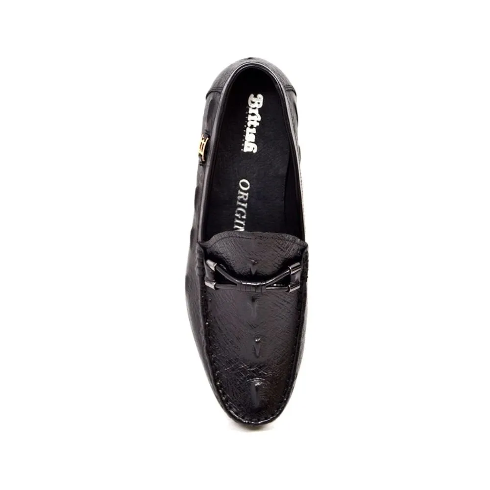 British Walkers Leon Men's Leather Slip On Loafers