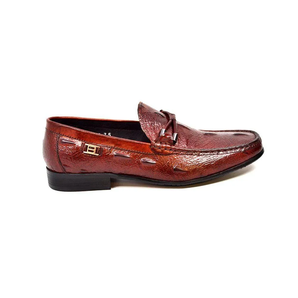 British Walkers Leon Men's Leather Slip On Loafers
