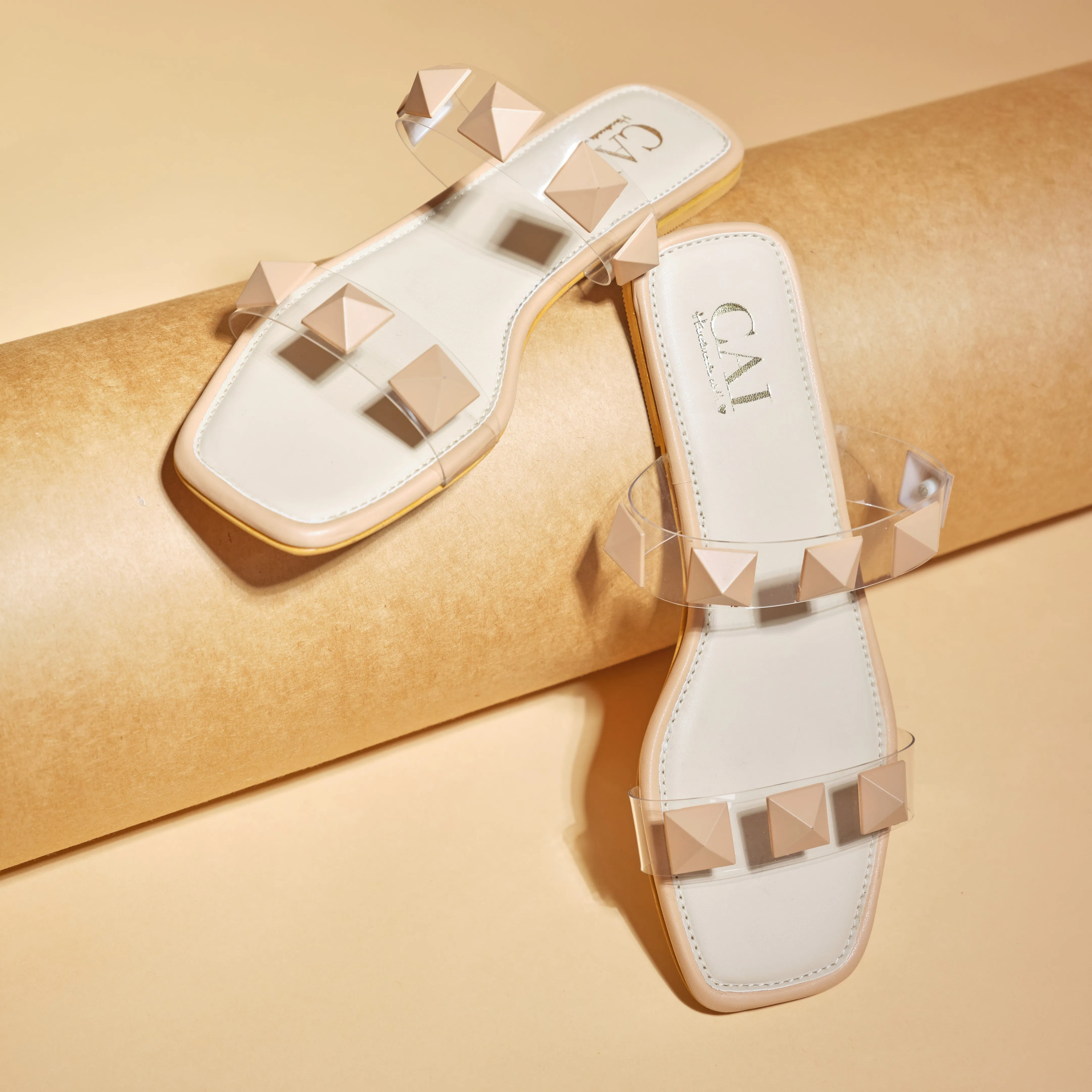 Candy Crush Beige Flats