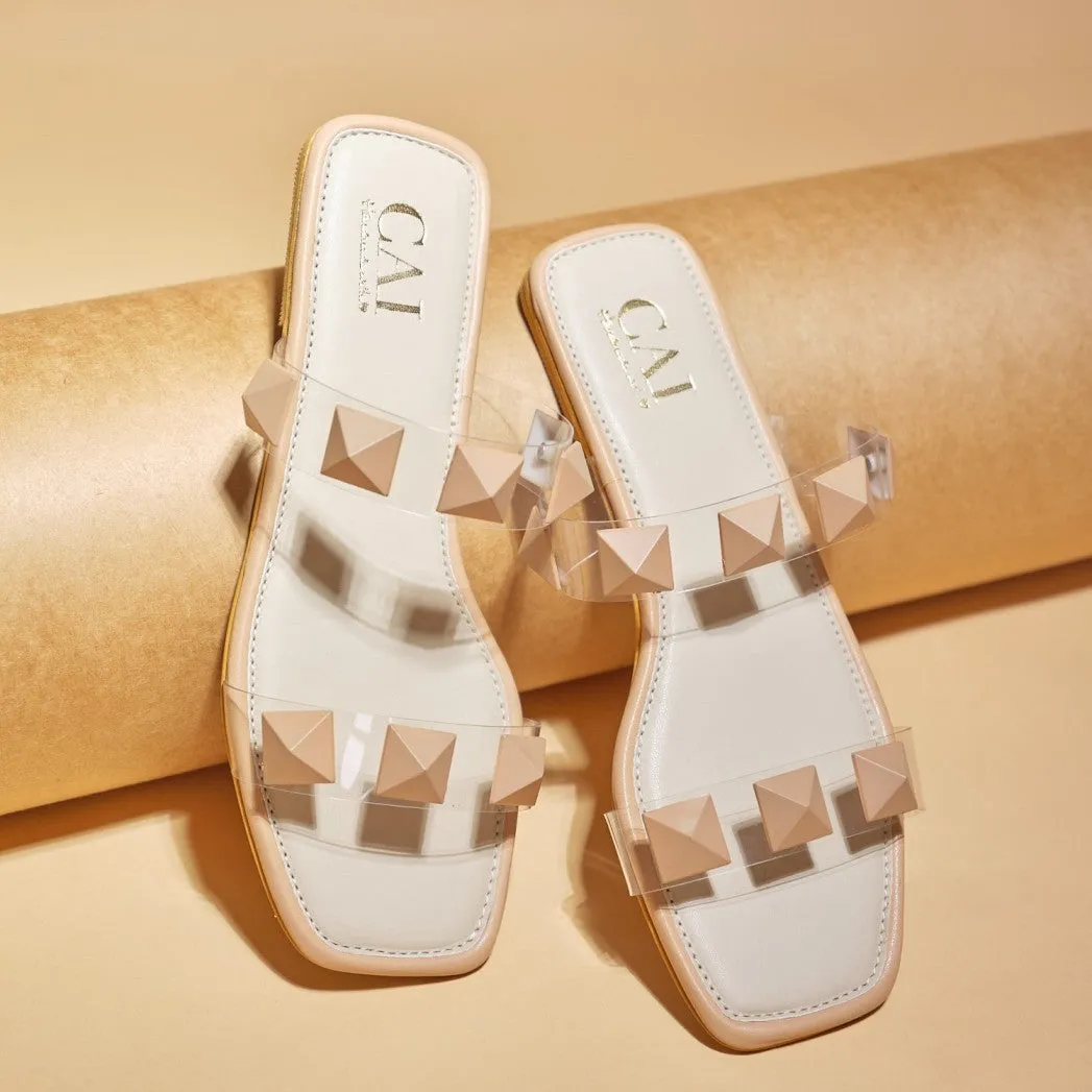 Candy Crush Beige Flats
