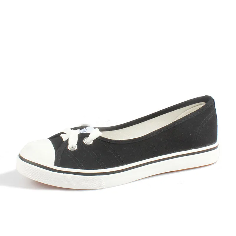 Casual Breathable Flat Slip On Canvas Shoe