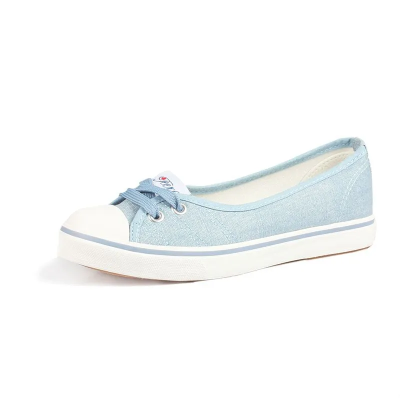 Casual Breathable Flat Slip On Canvas Shoe