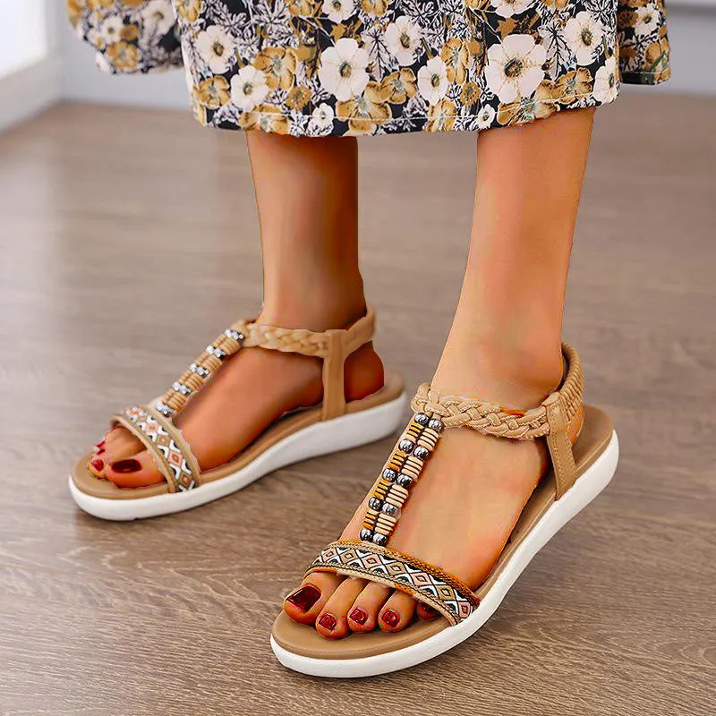 Cilool Lightweight Comfortable Bohemian Women Sandals