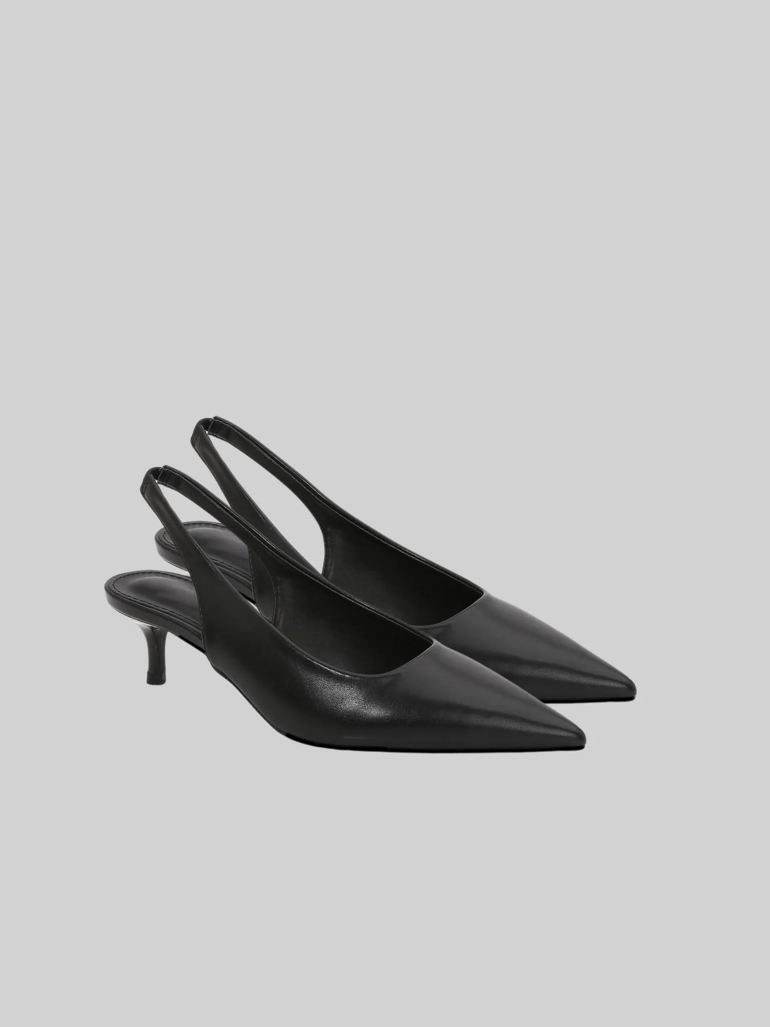 Classic Slingback Pointed Toe Heels