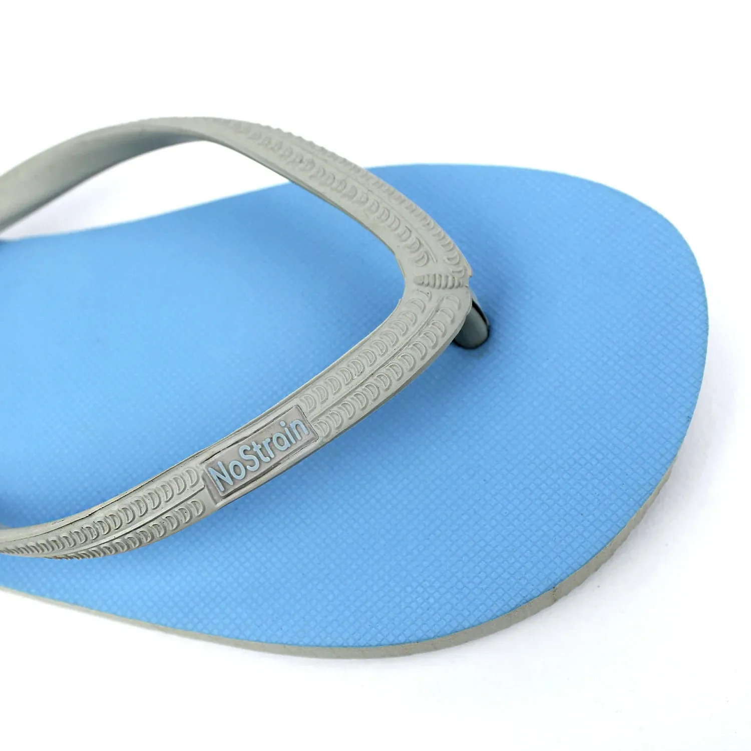 Cornflower Blue & Grey Flip-Flops Women