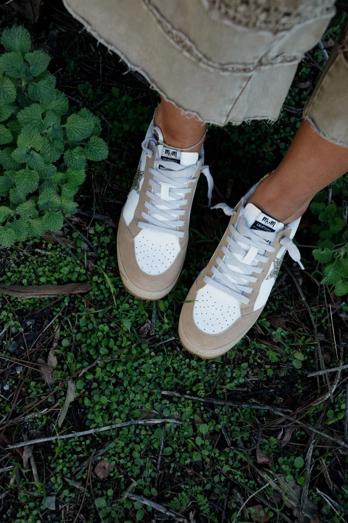 Cosmic Star Sneakers - White
