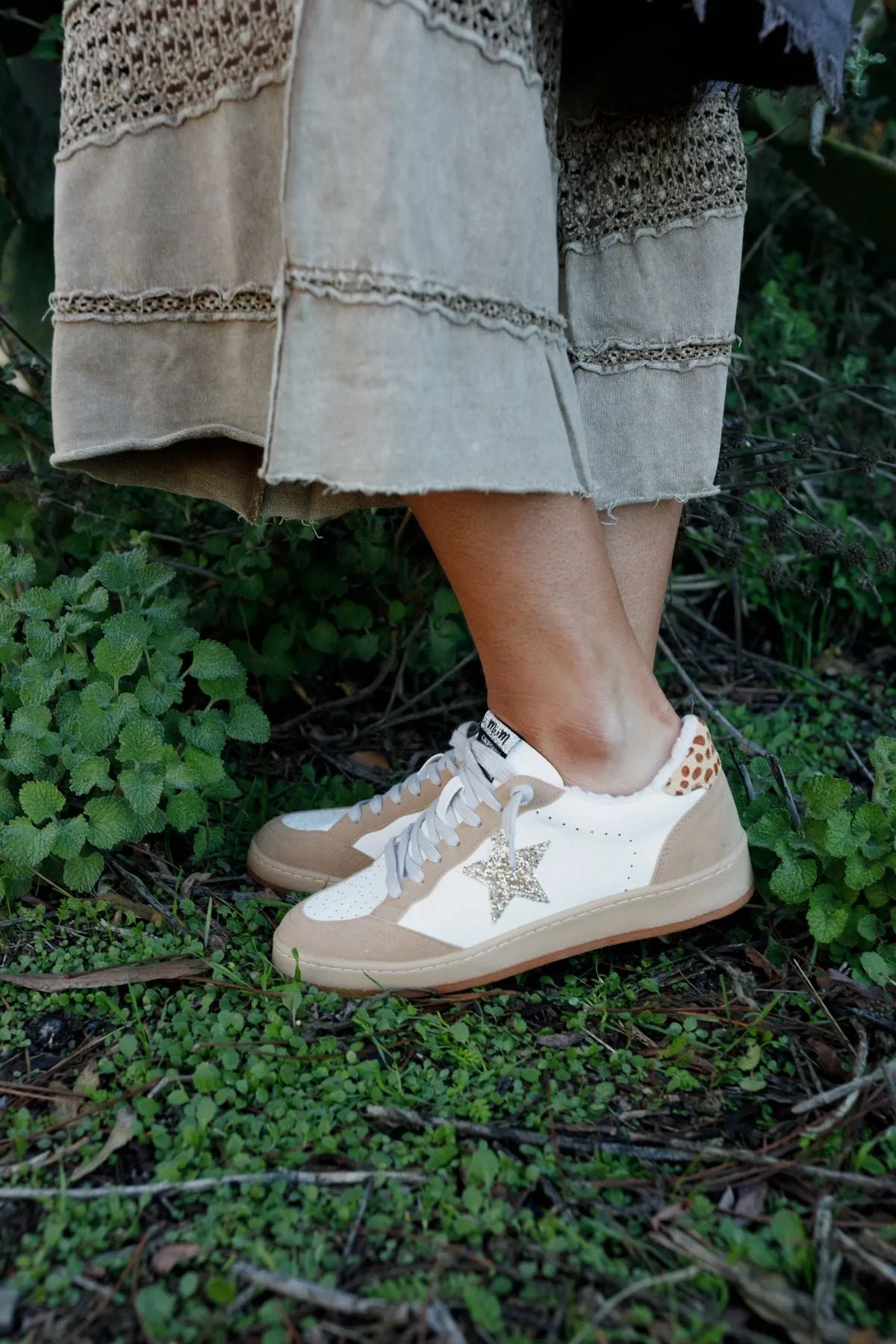 Cosmic Star Sneakers - White