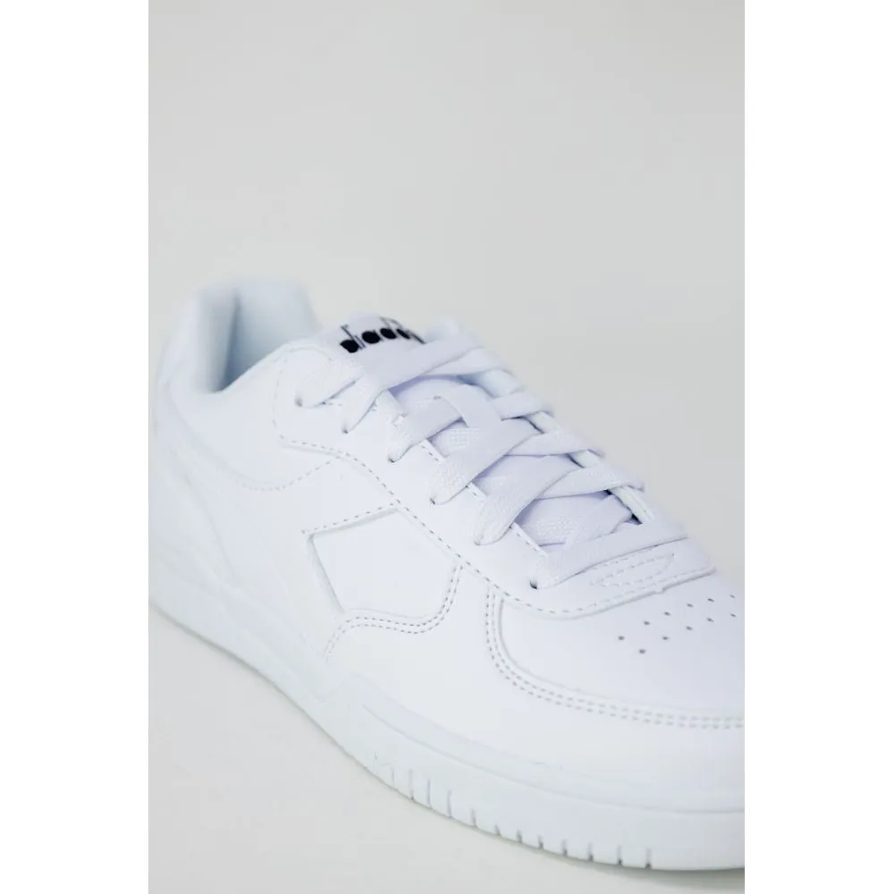 Diadora White Synthetic Leather Sneakers