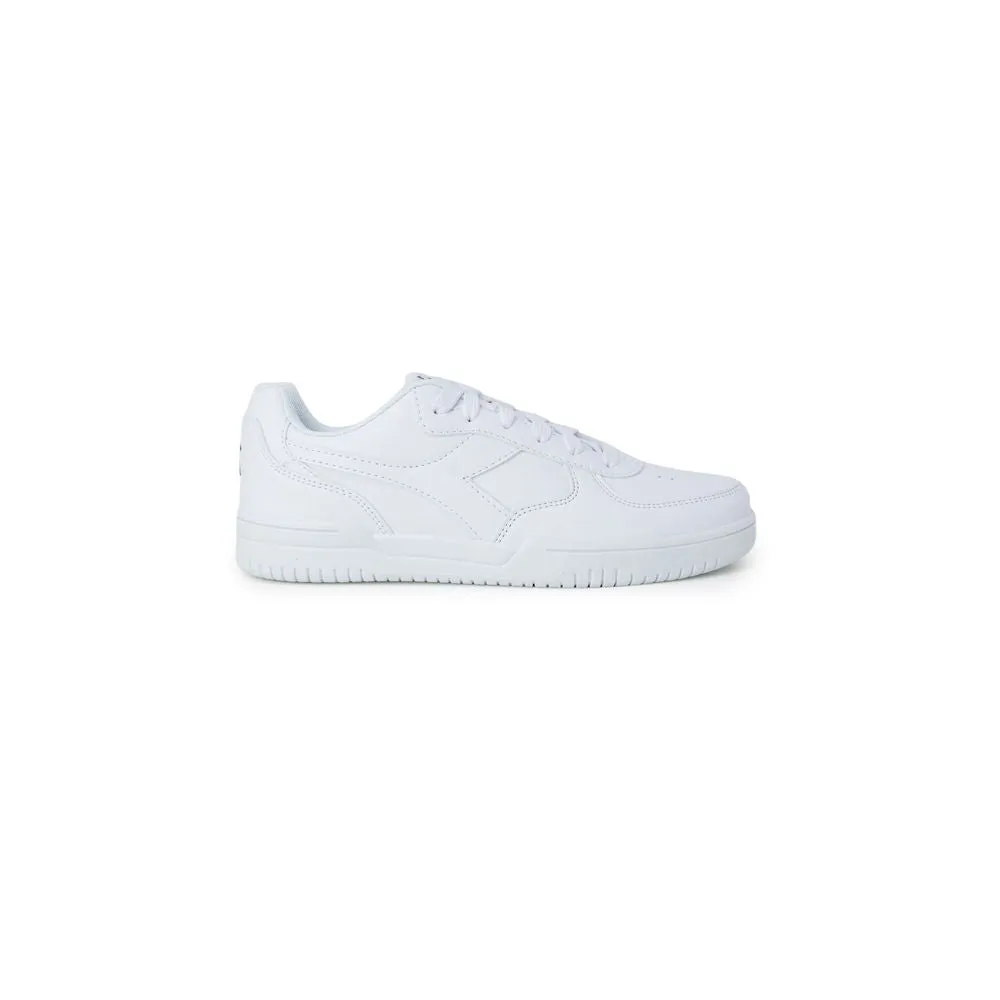 Diadora White Synthetic Leather Sneakers