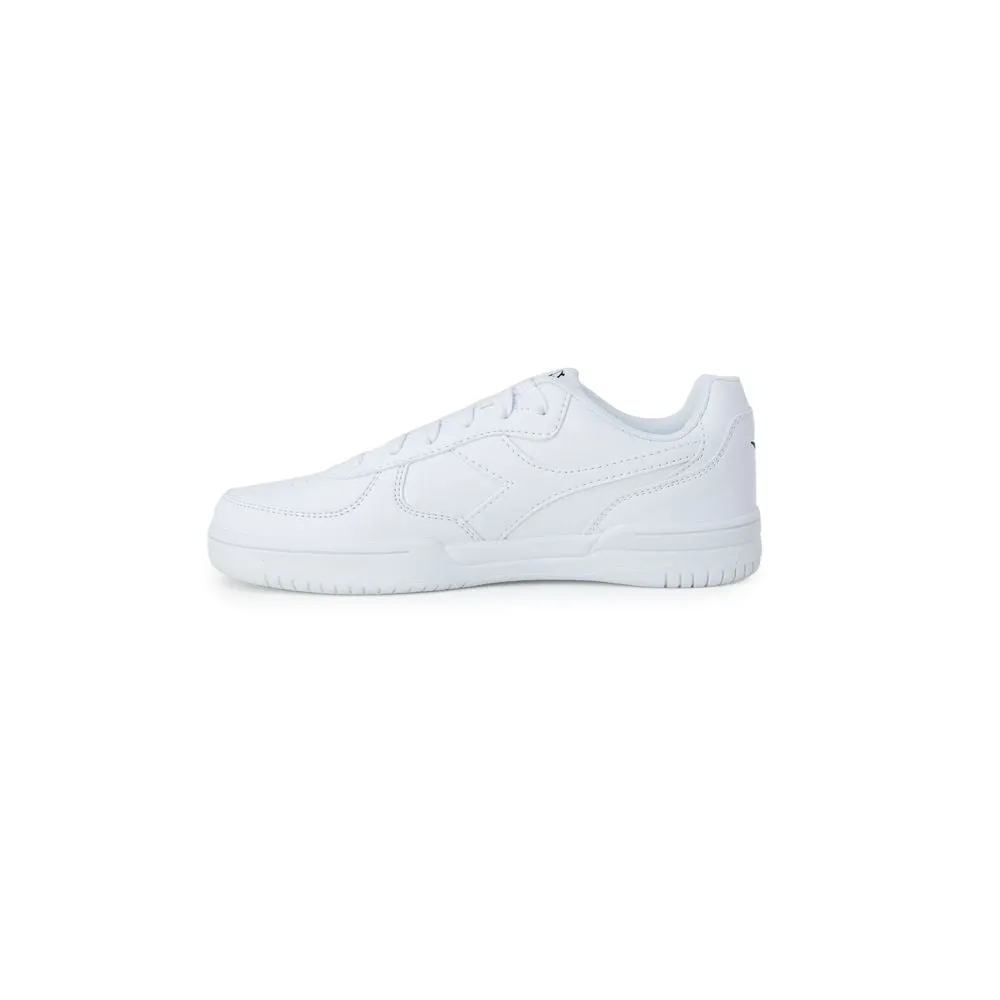 Diadora White Synthetic Leather Sneakers