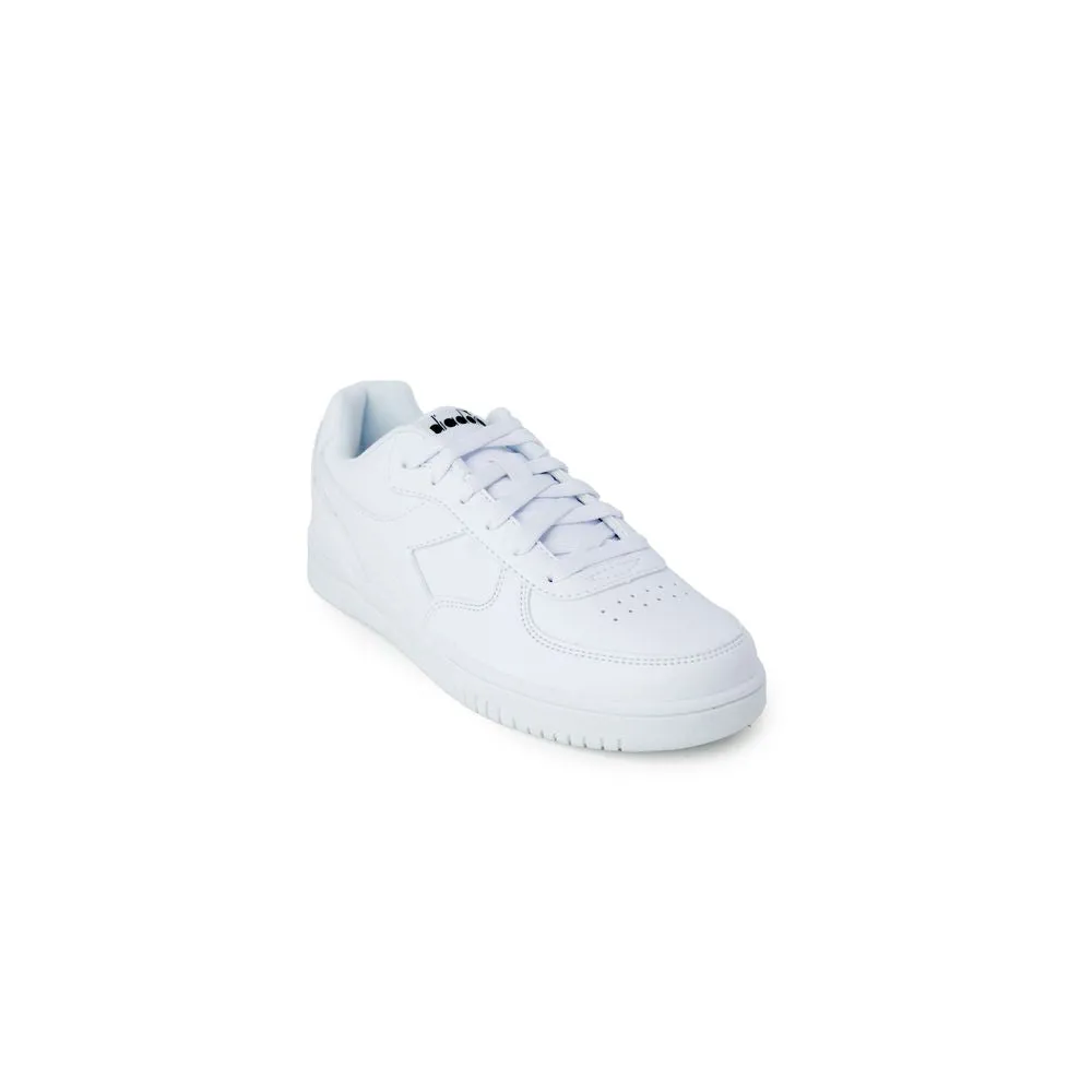 Diadora White Synthetic Leather Sneakers