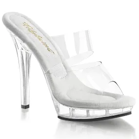 Fabulicious Lip 102 Womens 5 Inch Heel, Bikini Posing Competition Slip-On Mules