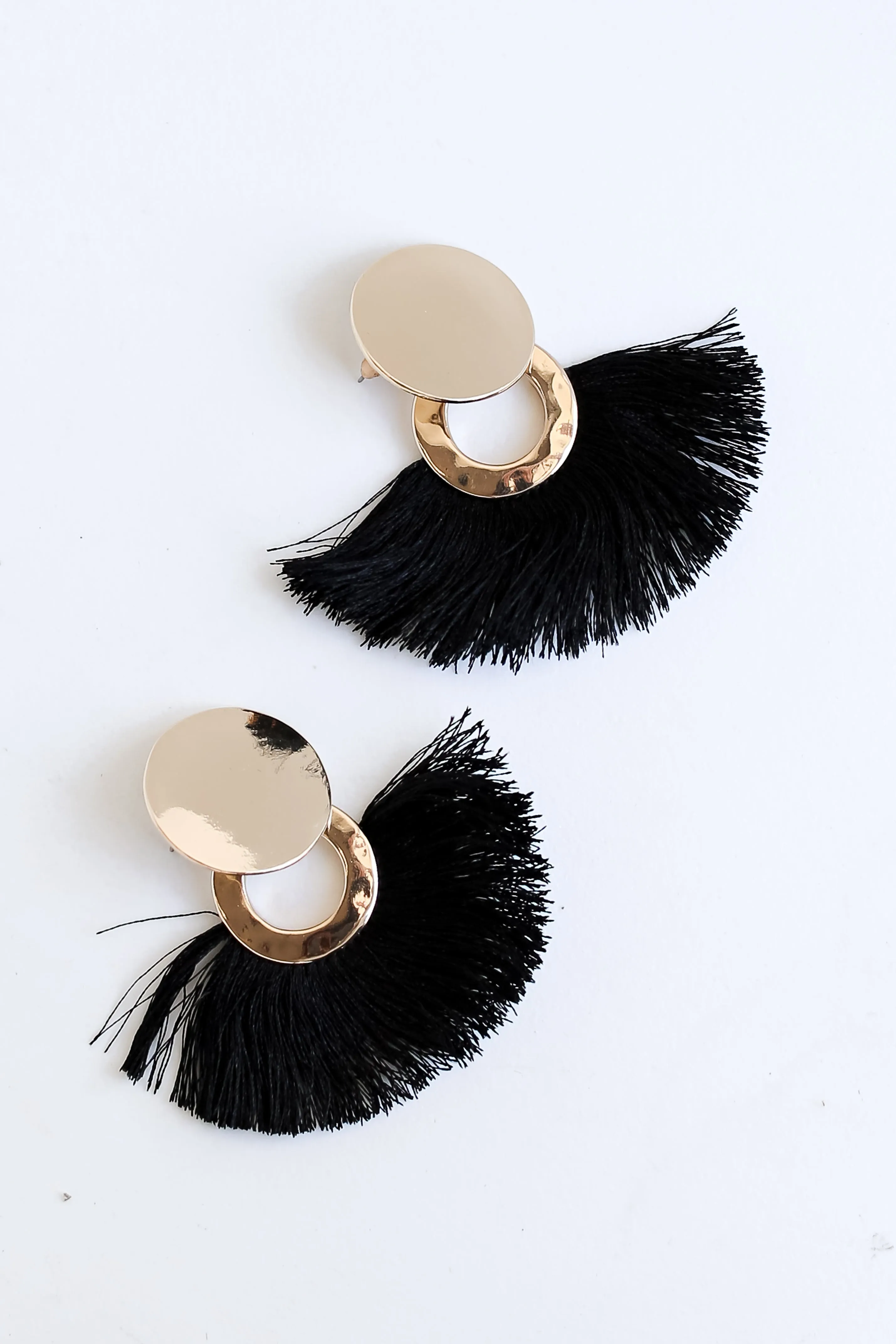 FINAL SALE - Sabrina Tassel Fan Earrings
