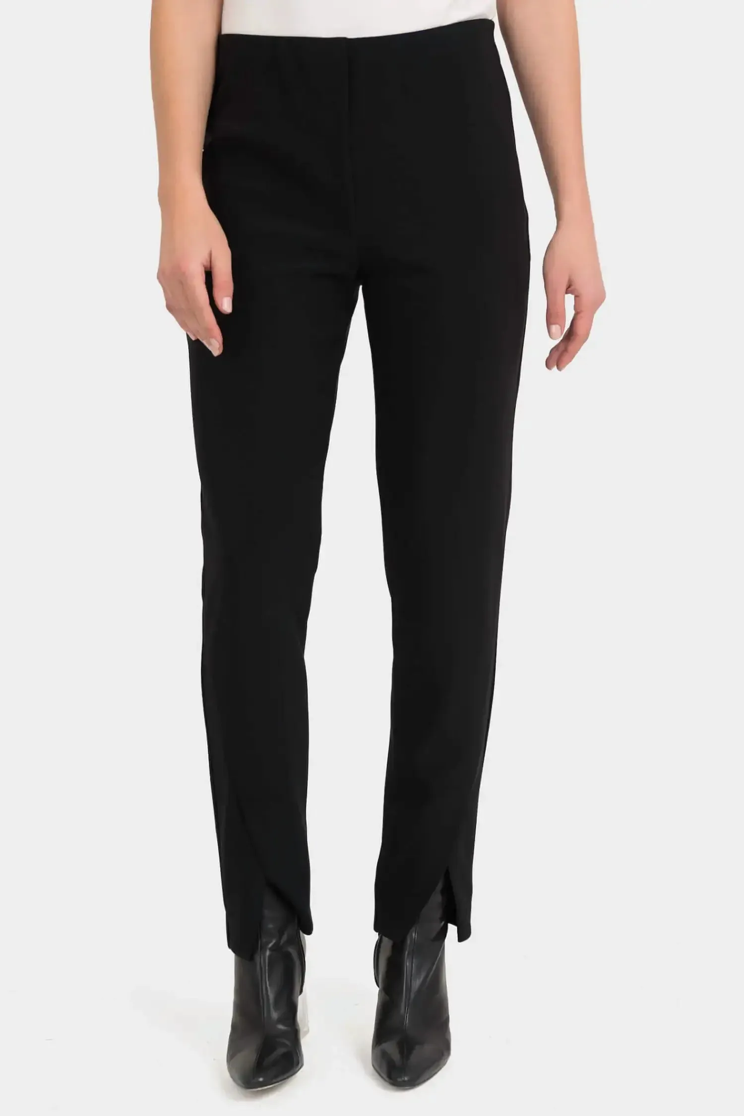 Front Cutout Pant In Black