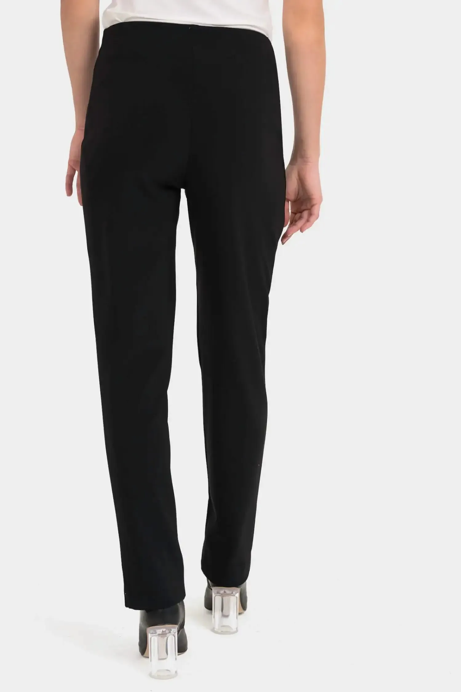 Front Cutout Pant In Black