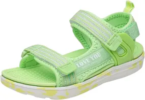 Girls Open Toe Sport Sandals for Hiking Walking 2025 Summer Trendy Outdoor Athletic Sneakers with Adjustable Straps