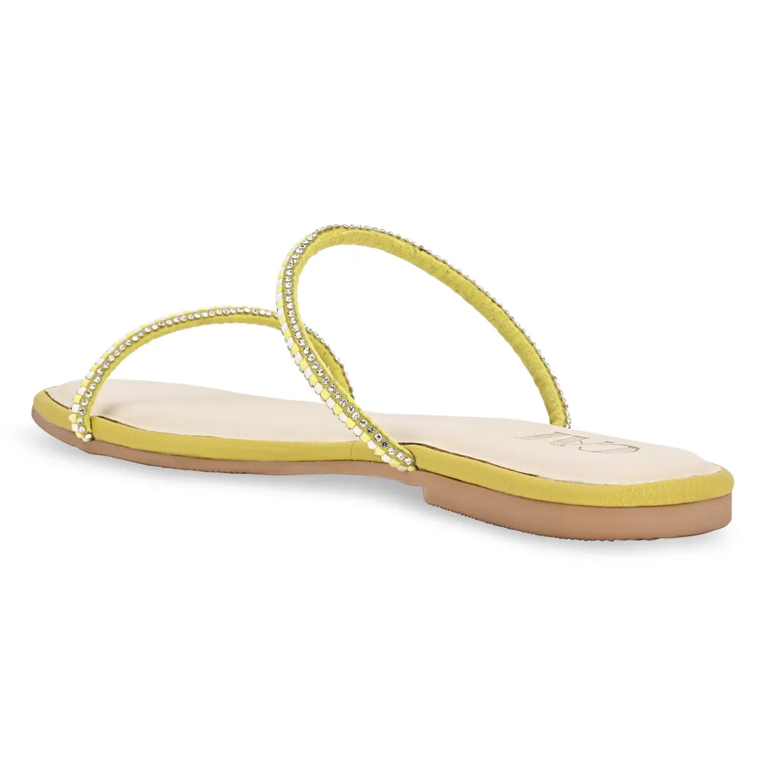Green Shimmer Flats