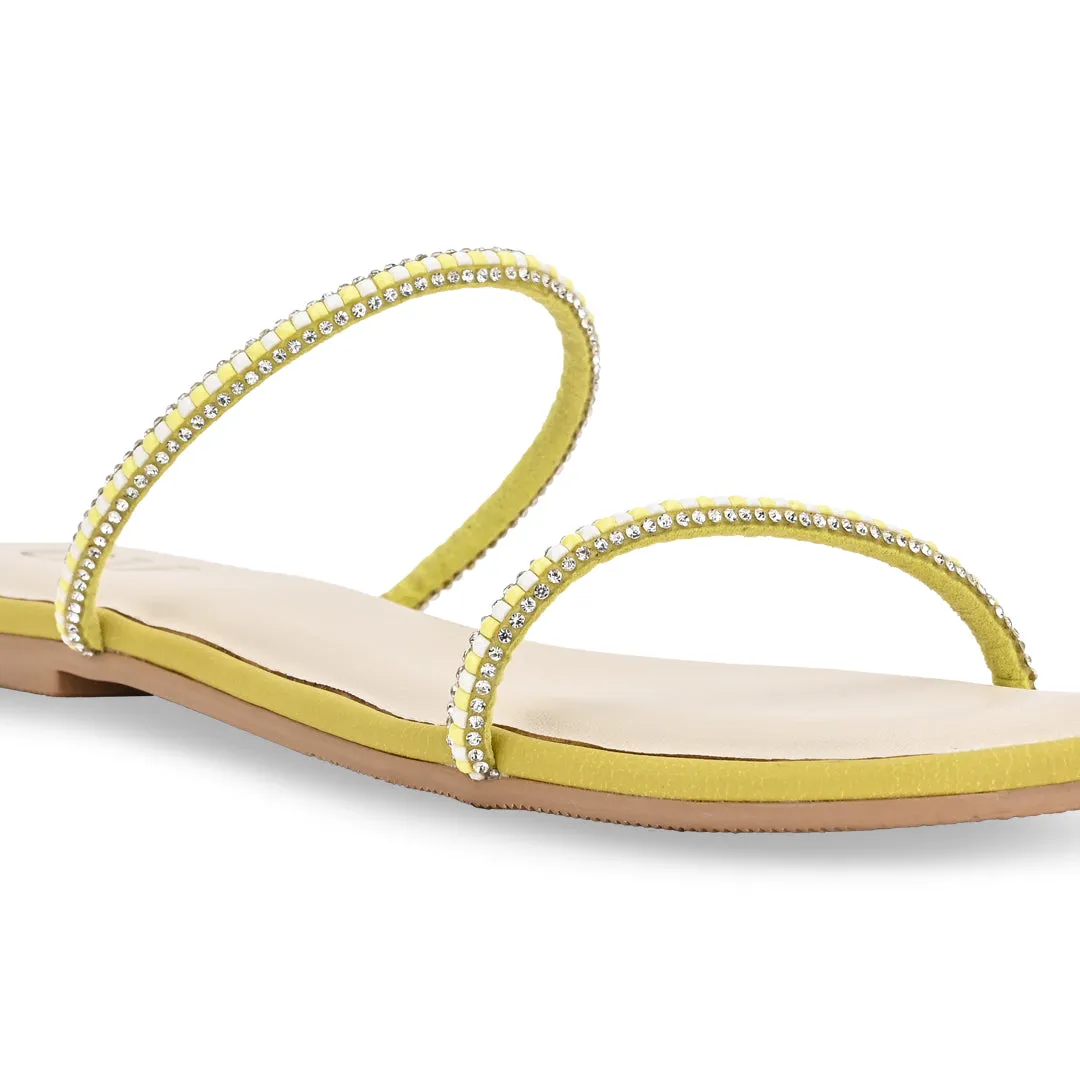 Green Shimmer Flats