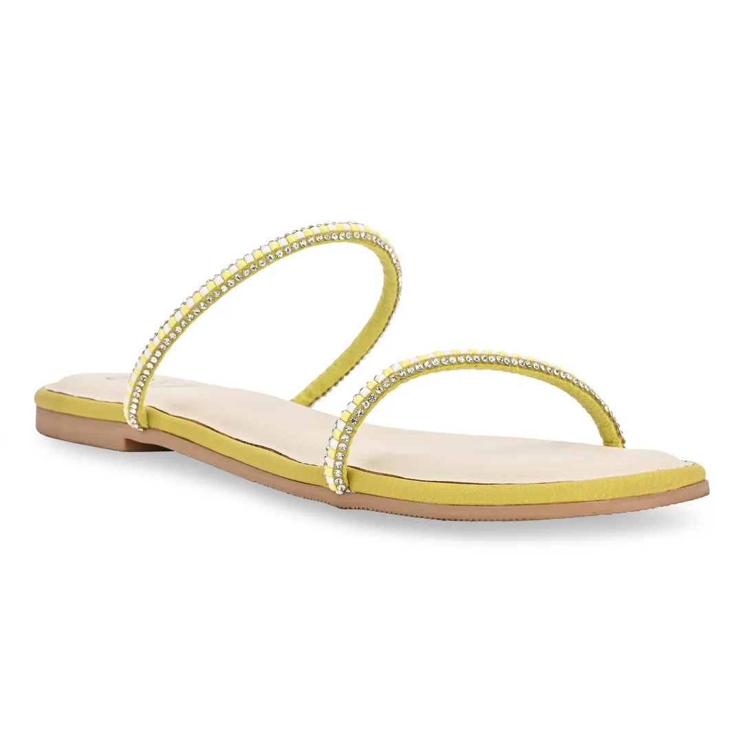 Green Shimmer Flats