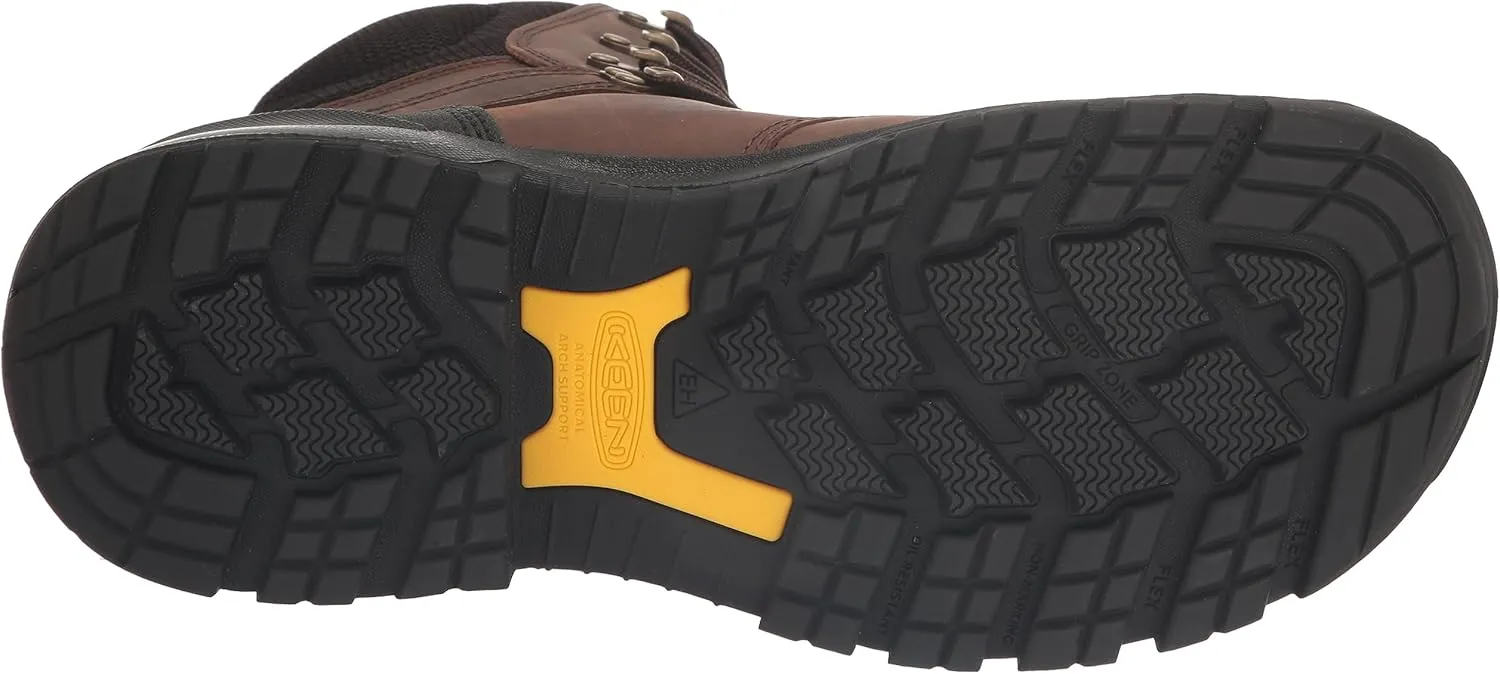 KEEN Utility Men's Independence 8" Soft Toe Durable Waterproof Work Boot