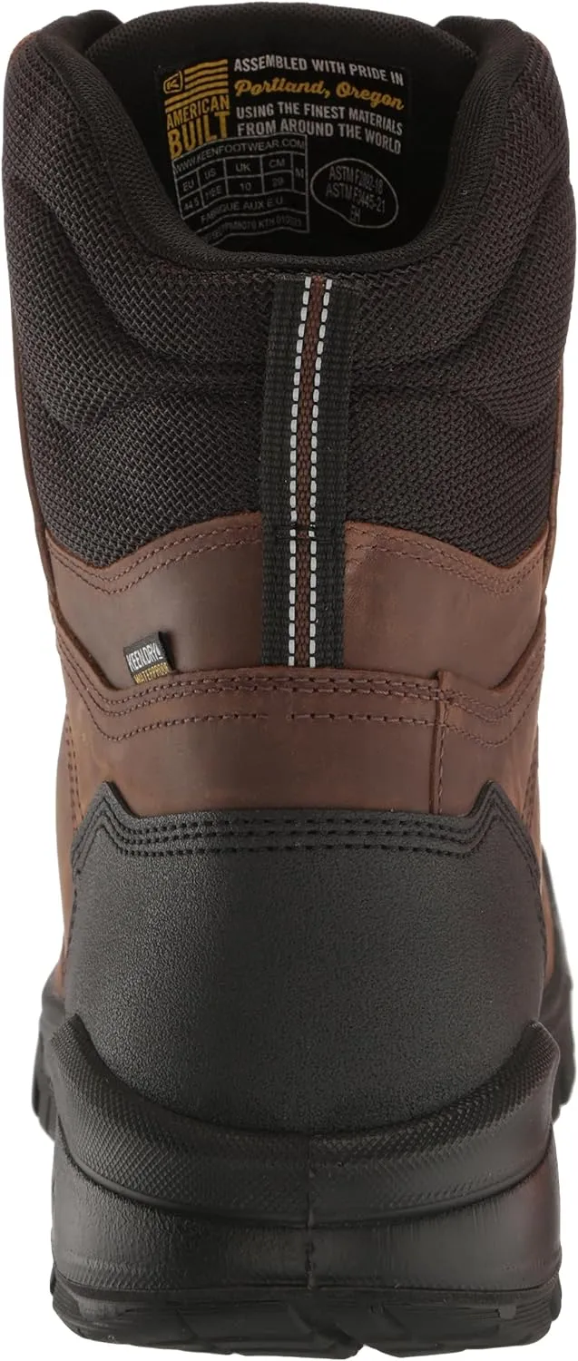 KEEN Utility Men's Independence 8" Soft Toe Durable Waterproof Work Boot