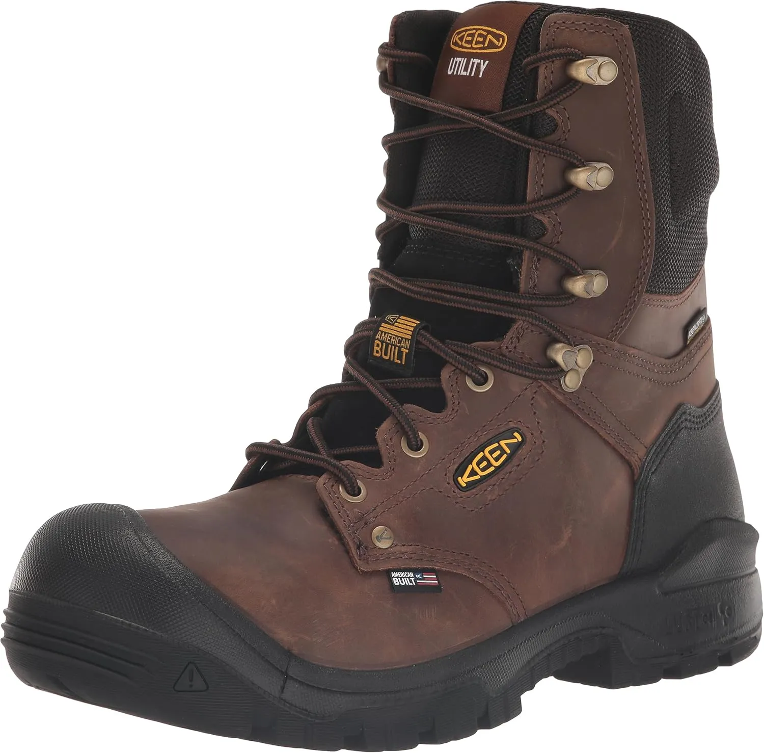 KEEN Utility Men's Independence 8" Soft Toe Durable Waterproof Work Boot