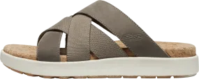 Keen Women's Elle Mixed Slide Sandals- Brindle/ Birch