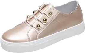 Lausiuoe Shoes For Women Flats Comfortable Black Womens Low Top Canvas Sneakers Casual Fashion Running Lightweight Breathable Comfortable Walking Flat Shoes Loafers