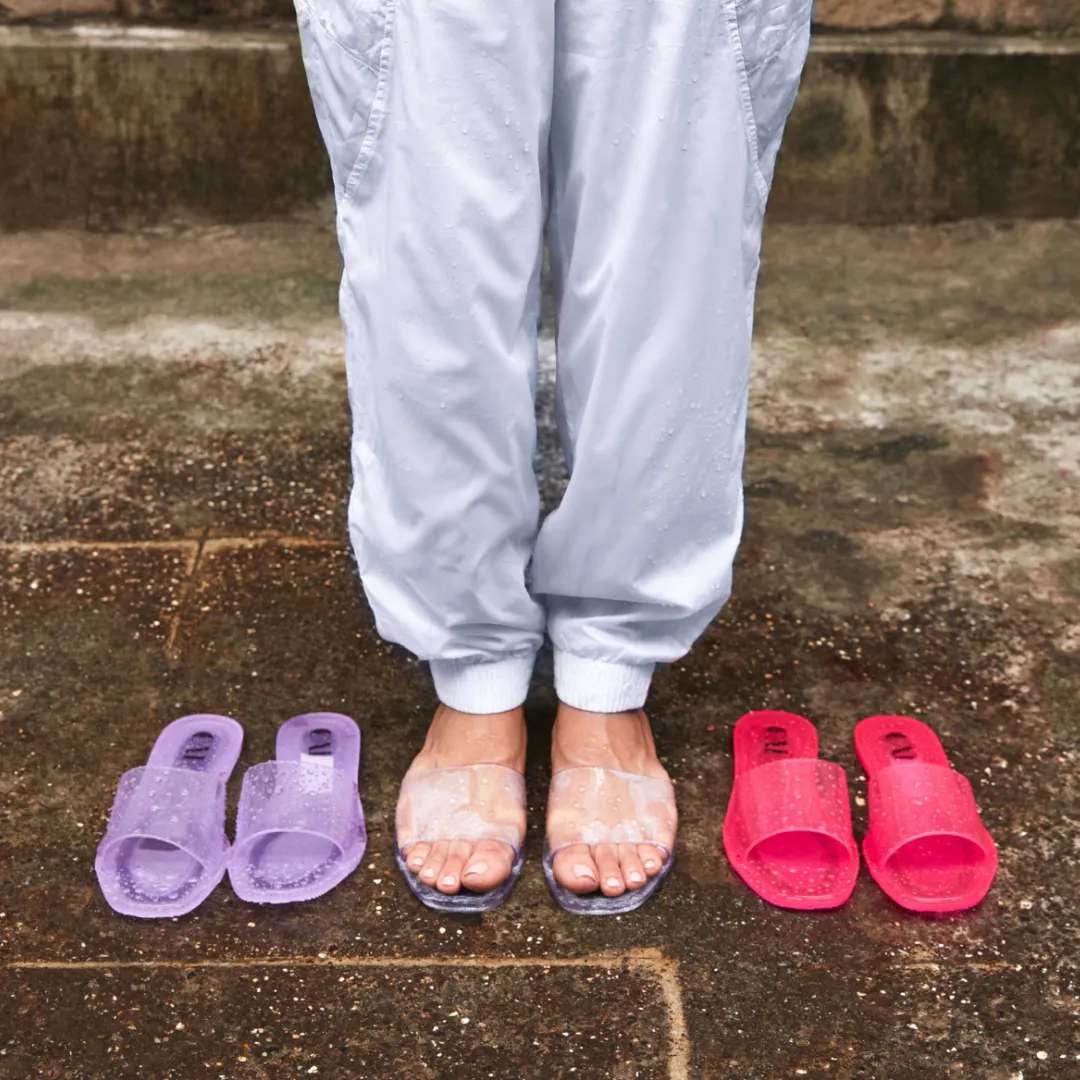 Lilac Aqua Flats