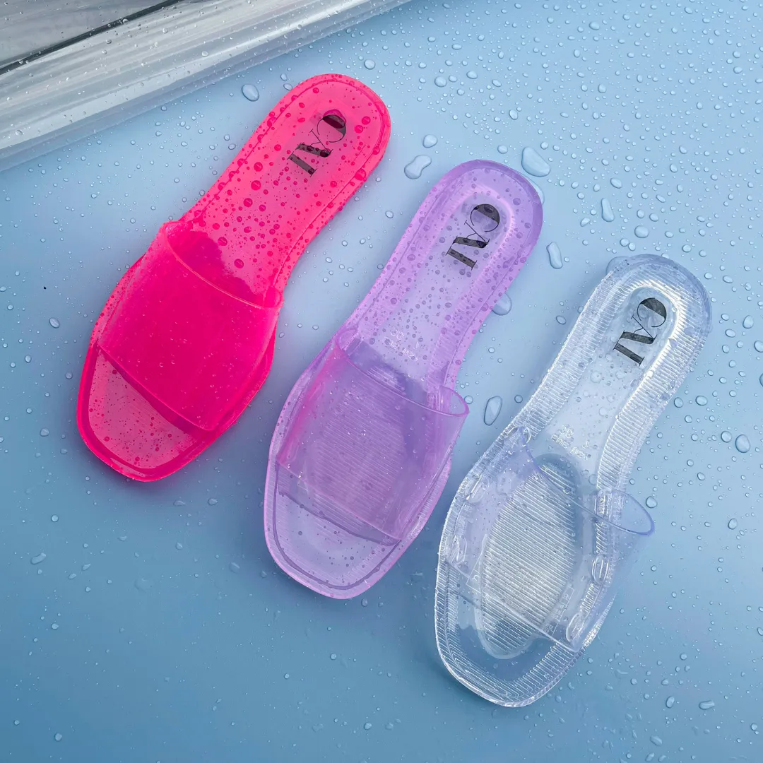 Lilac Aqua Flats