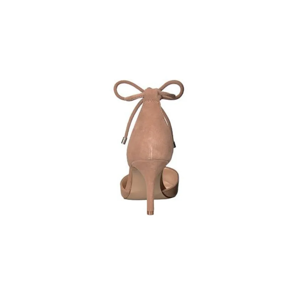 Mahmud Natural Suede Nine West Pump