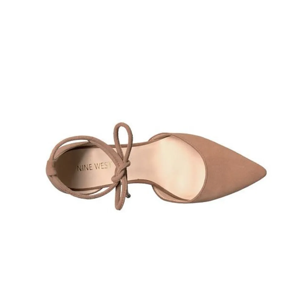 Mahmud Natural Suede Nine West Pump