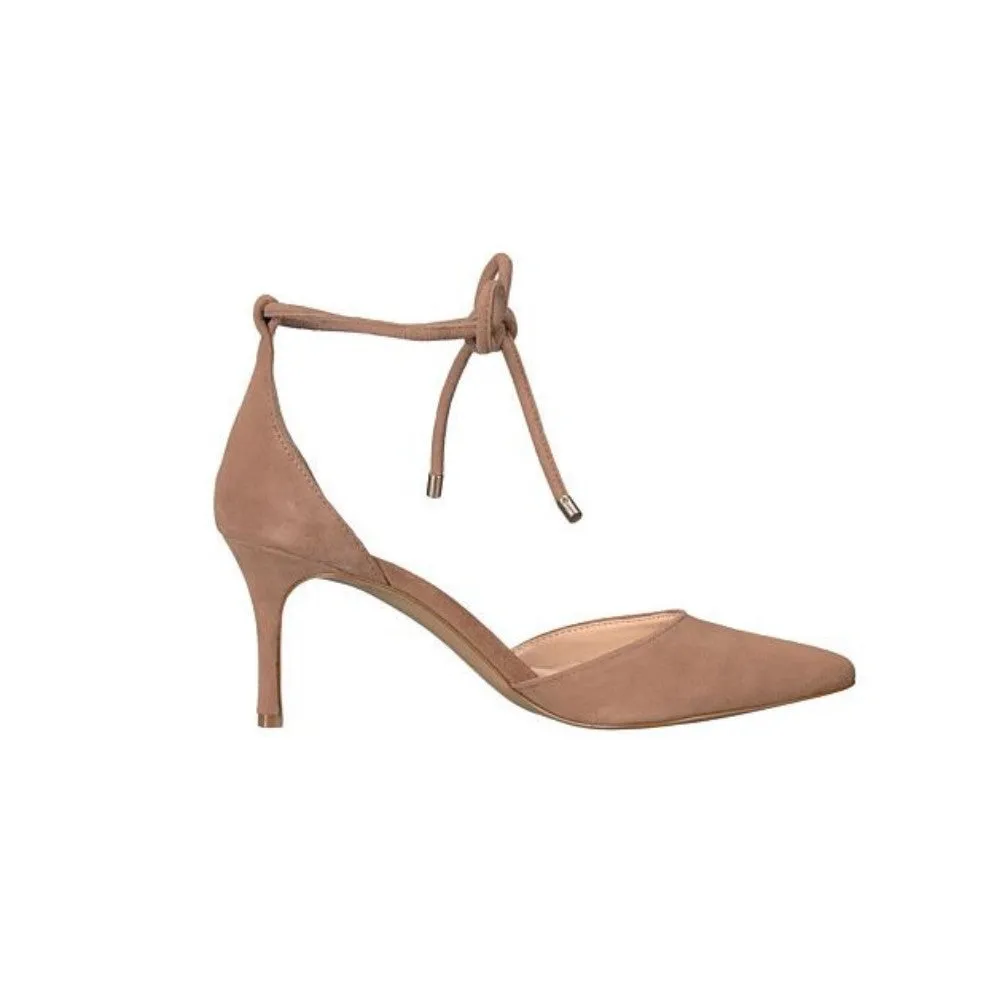 Mahmud Natural Suede Nine West Pump