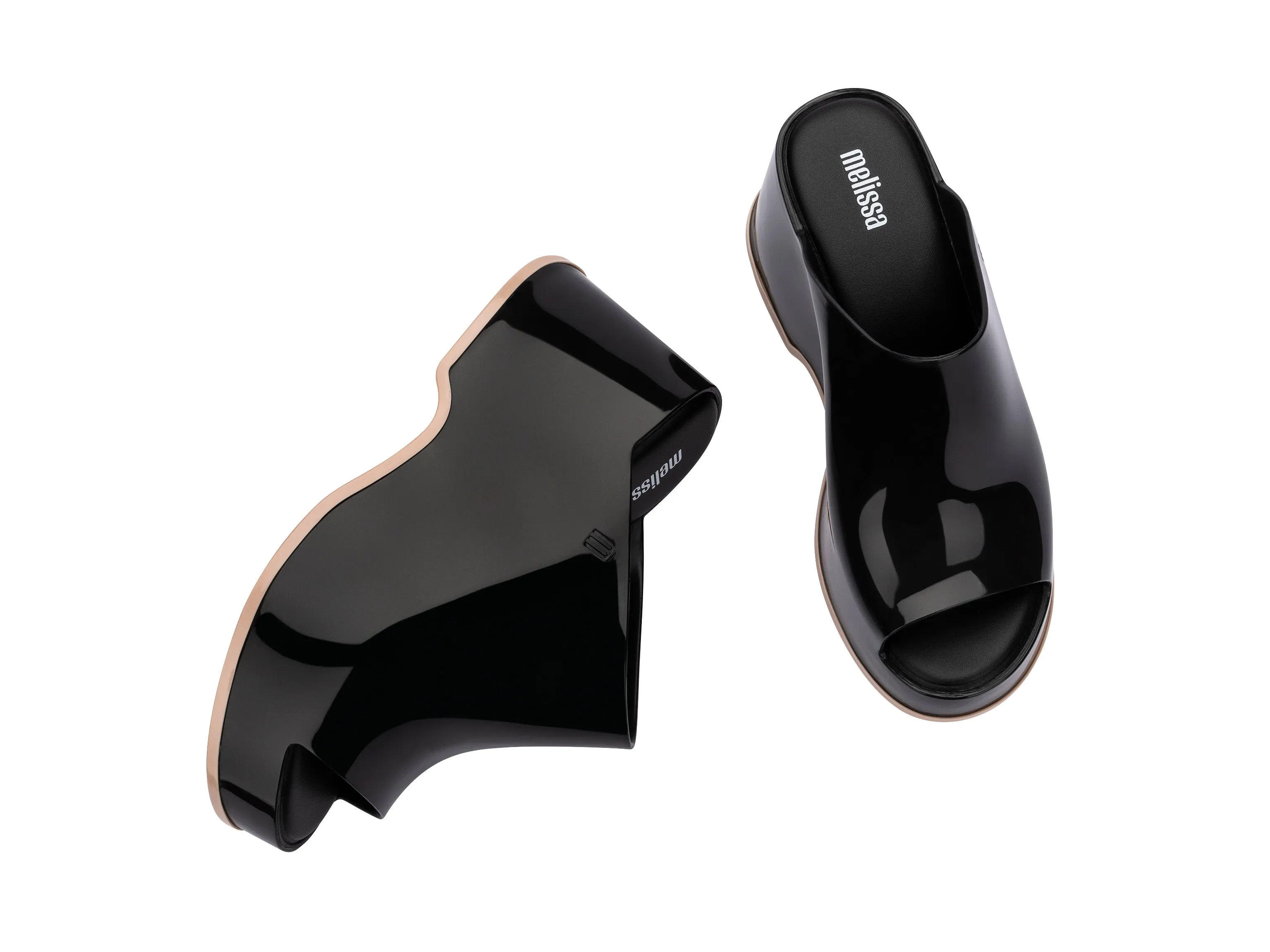 Melissa Patty Ad-Black/Beige