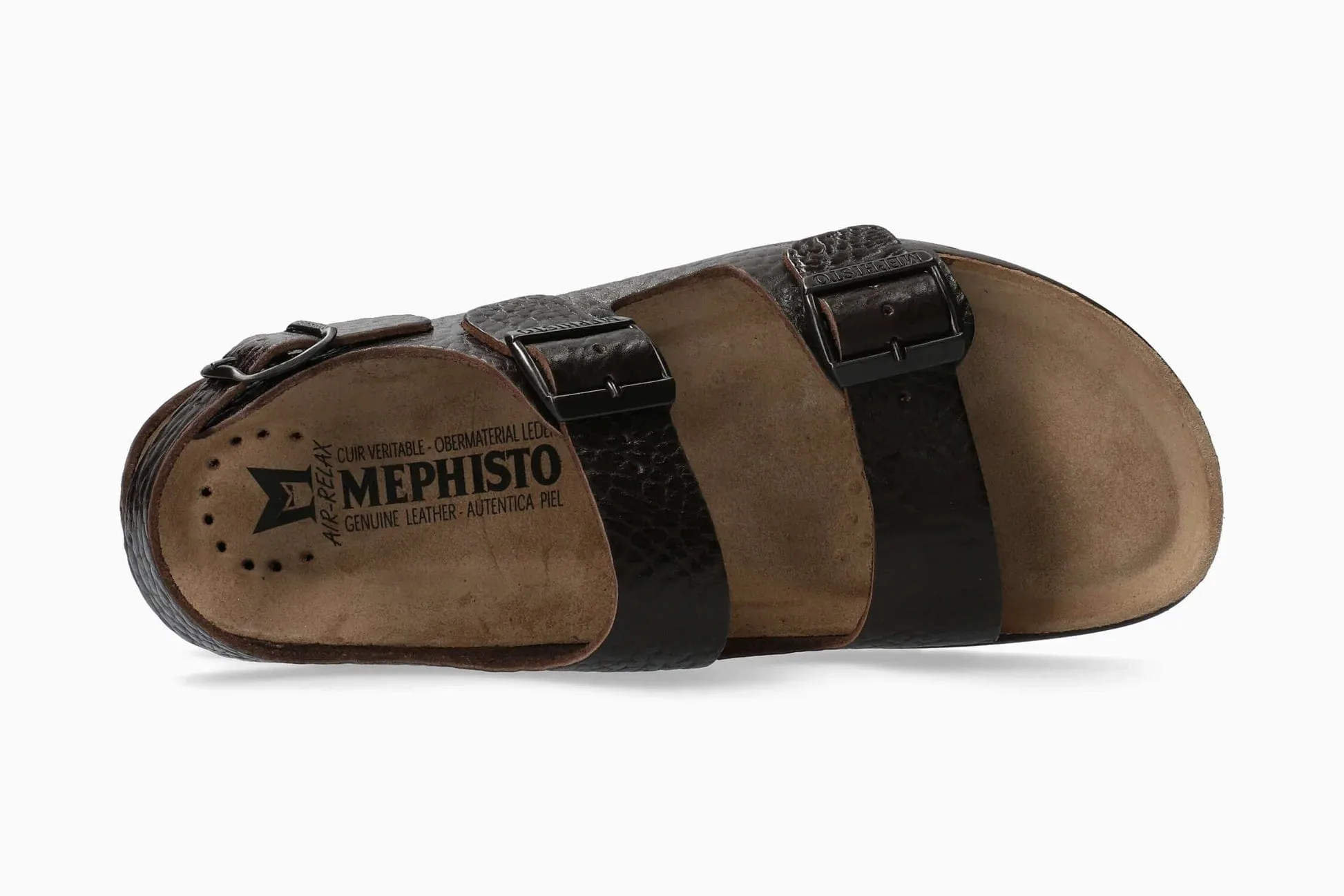 Mephisto Men's Zeus Fit Sandals- Dark Brown