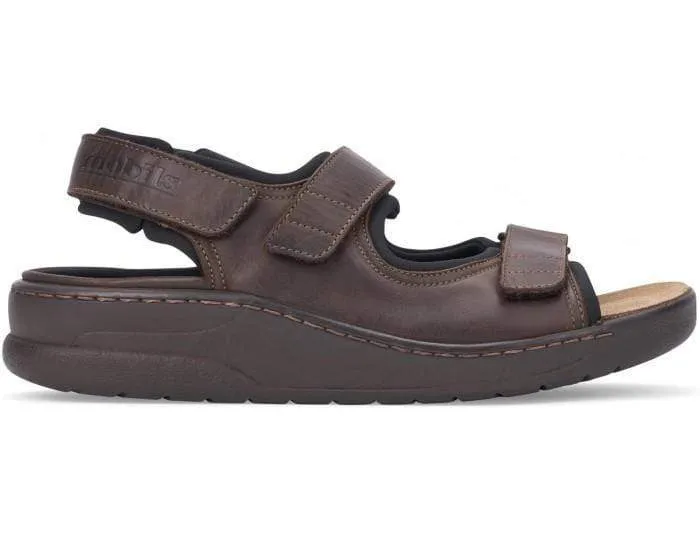 Mephisto Mobils Men's Valden Sandals- Dark Brown