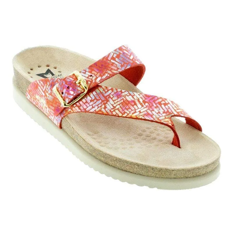 Mephisto Women's Helen Sandals- Coral Chevron