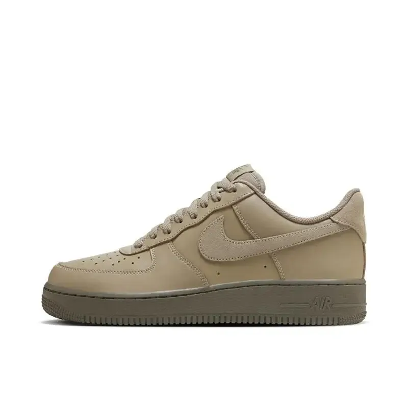 Nike Air Force 1 '07 Comfortable Sports Non-slip Low-top Sneakers Unisex Skateboarding Shoes White and Blue
