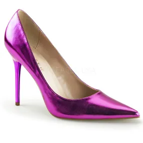Orchid Metallic Classic Stilettos