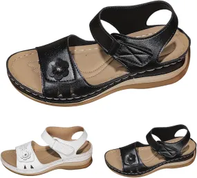 orthopedic sandals for women 2025 Trendy comfortable womens wedge sandal Summer Casual Arch support Slip on Shoes