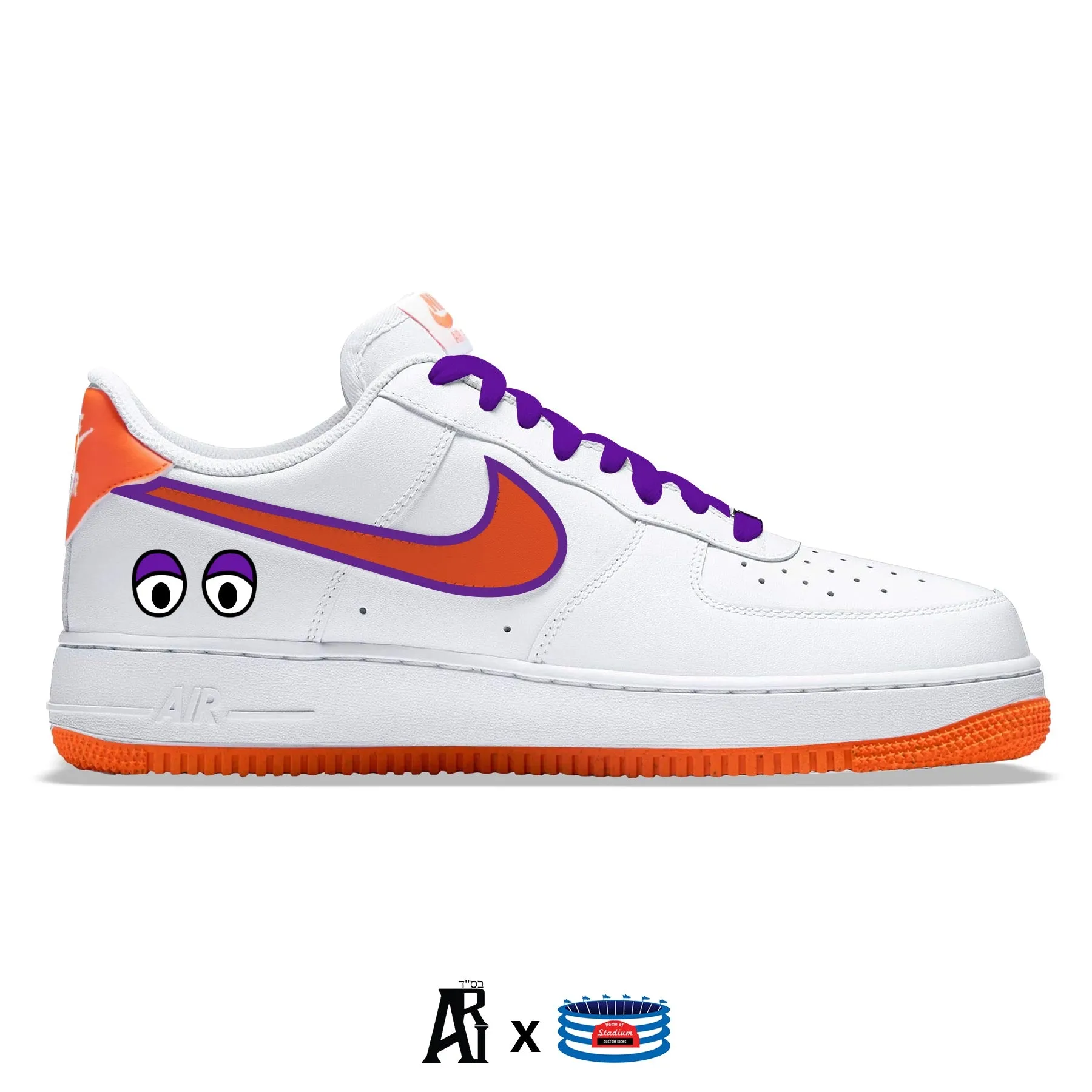 "Purple Power" Nike Air Force 1 Low Shoes