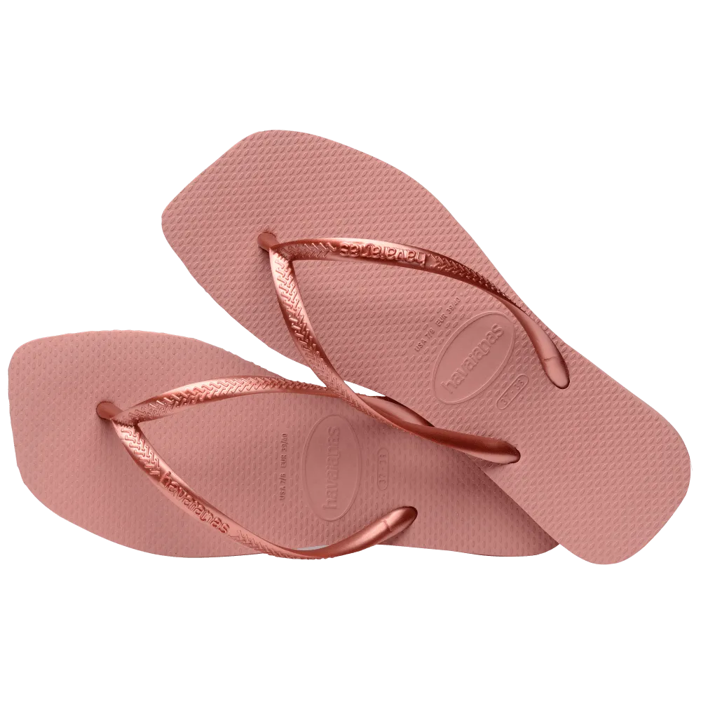 Slim Square  Flip Flops