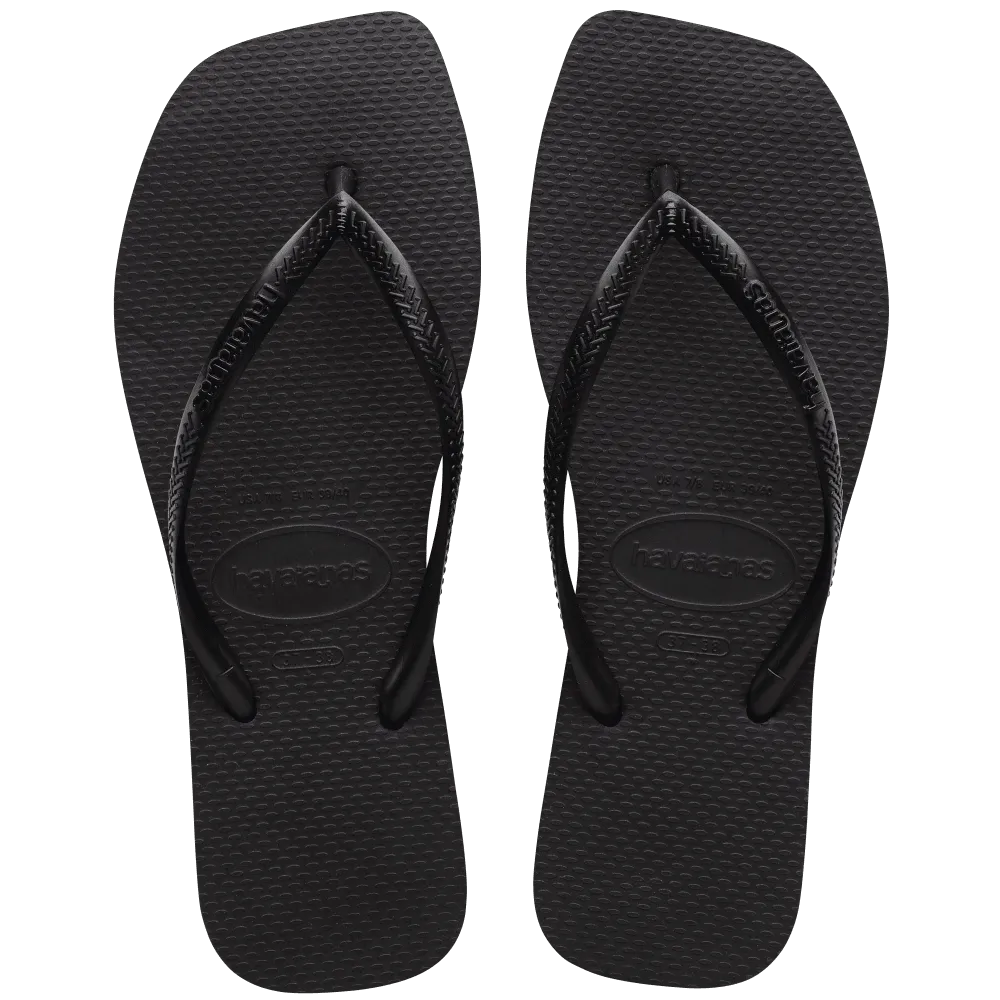Slim Square  Flip Flops